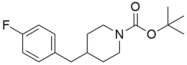 N-(t-butoxycarbonyl)-4-(4-fluorophenylmethyl)piperidine